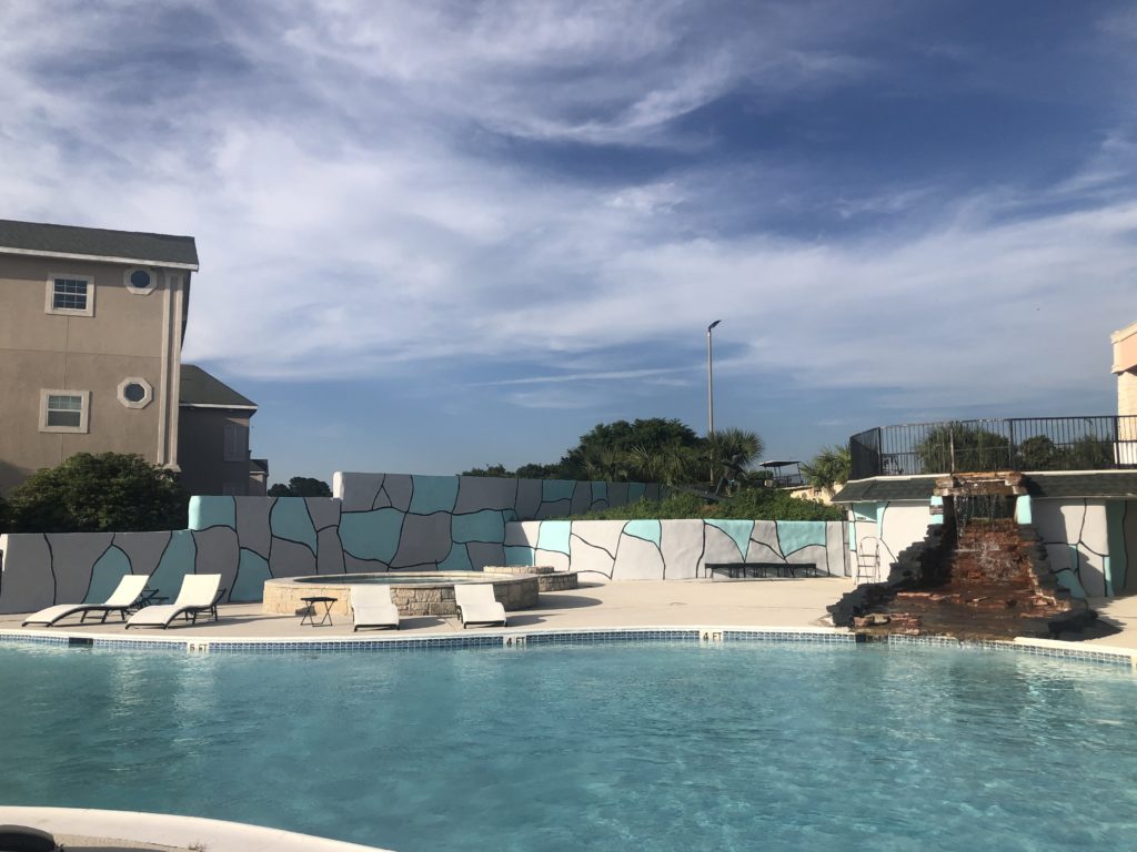 resort pool at The Wave